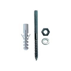 Hmoždinka s křidélky, 10 PA + kombi šroub M8x140 mm + matice + podložka, 4ks