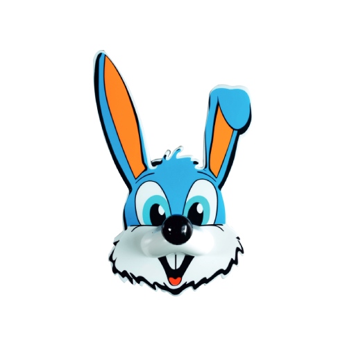 Háček samolepící QF typ 1920, králík, plast, 1ks