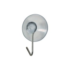 Háček přísavný s nerez hákem QF, nerez, 2ks