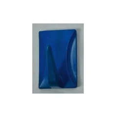 Háček samolepící QF typ 4, plast, modrý 3ks