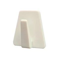 Háček samolepící QF typ 3, plast, černý, 2ks