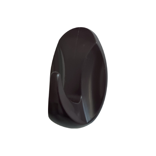 Háček samolepící QF typ 2, plast, hnědá, 2ks