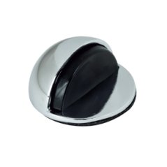 Zarážka dveřní 44x25 mm, samolepicí, chrom, 1ks