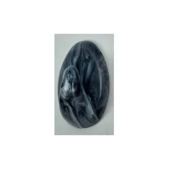 Háček samolepící QF typ1, plast, bílo-černý, 2ks