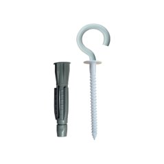 Hmoždinka uzlovací s lemem + oko otevřené lakované, 10 PE, 2ks