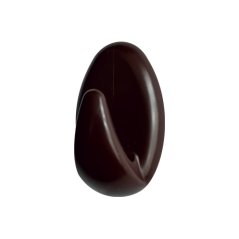 Háček samolepící QF typ1, plast, hnědá, 2ks