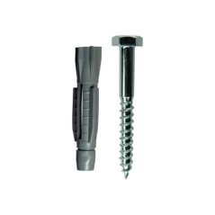 Hmoždinka uzlovací bez lemu + vrut, 14 PE, 3ks