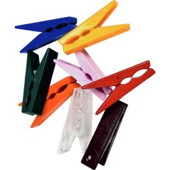 Kolík na prádlo, mix barev, SET, 50 ks