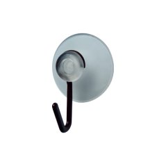 Háček přísavný QF, tm. hnědá, plast, 2ks