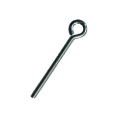 Oko zavřené s metrickým závitem M6x30mm, zinek bílý, 1ks